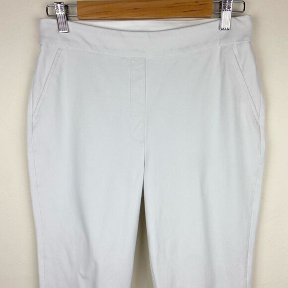 Spanx Slim Straight Stretch Pant - Classic White - Picture 4 of 8